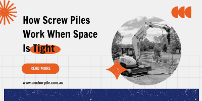 Restricted Access Sites: How Screw Piles Work When Space Is Tight